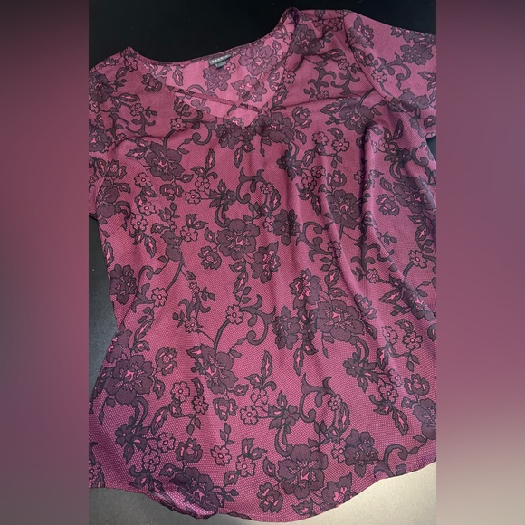 Torrid Georgette Criss Cross Front Blouse Purple Size 2 (2XL) EUC - Picture 2 of 8